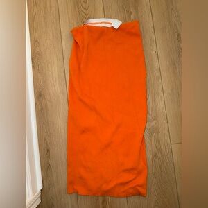 Express Orange Women's Pencil Skirt
